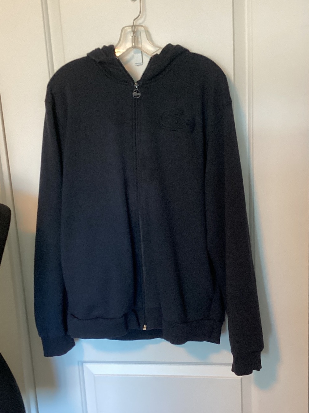 Lacoste Men's Blue Zip Hoodie Jacket XL